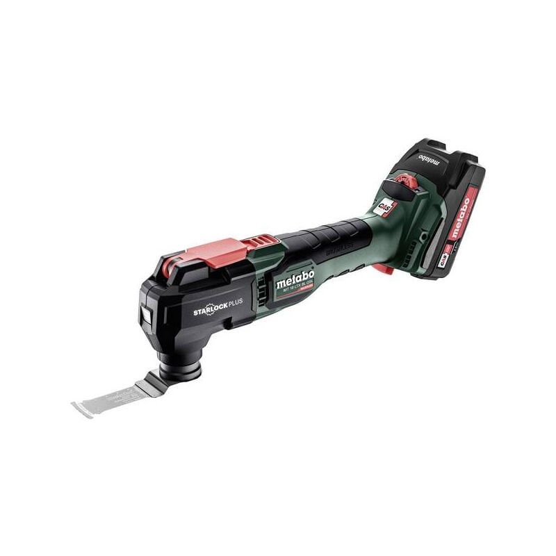 foto del prodotto metabo 18v utensile multifunzione a batteria mt 18 ltx bl qsl 2x4.0ah 613088800