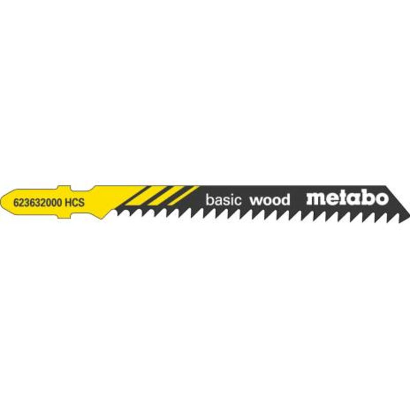 foto del prodotto metabo 5 lame per seghetto alternativo hcs 74 mm 3,0 per seghetto alternativo