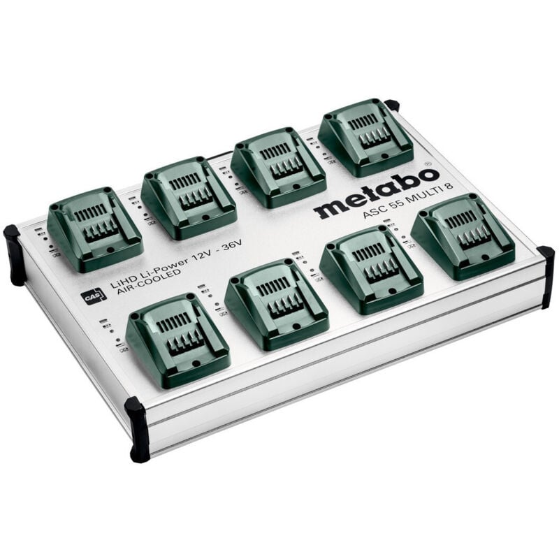 foto del prodotto metabo 627093000 station de recharge rapide asc 55 multi 8 tension 12 