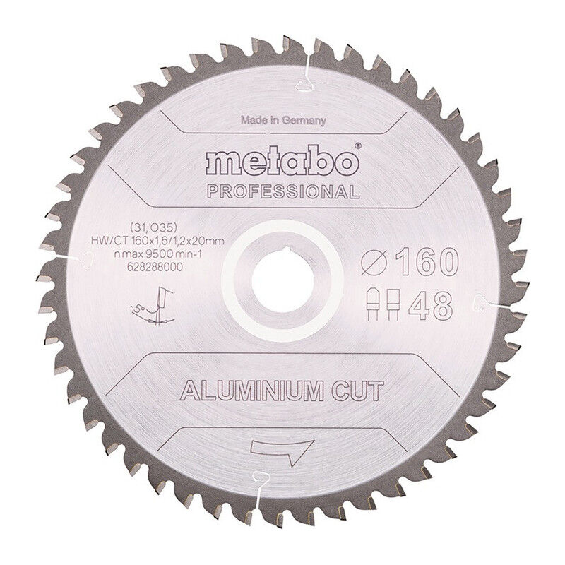 foto del prodotto metabo 628447000 lame de scie circulaire 254x30mm z72 fz tz 5 neg