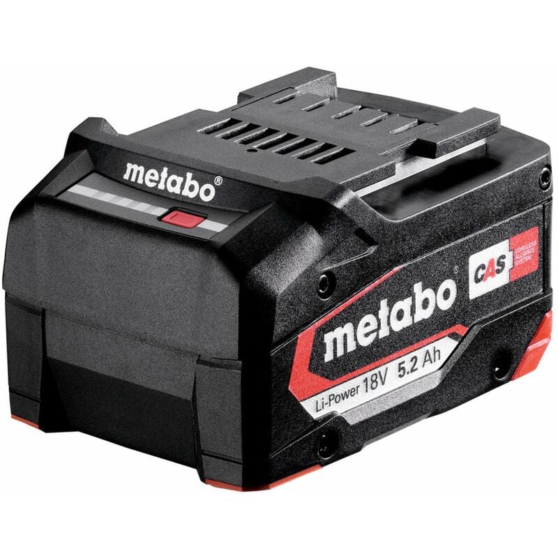 foto del prodotto metabo accessori batteria ricaricabile li power 18 v 5,2 ah 625028000