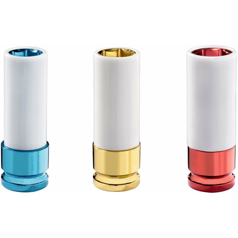 foto del prodotto metabo accessori set di chiavi a bussola 1 2 17, 19, 21 mm 628833000