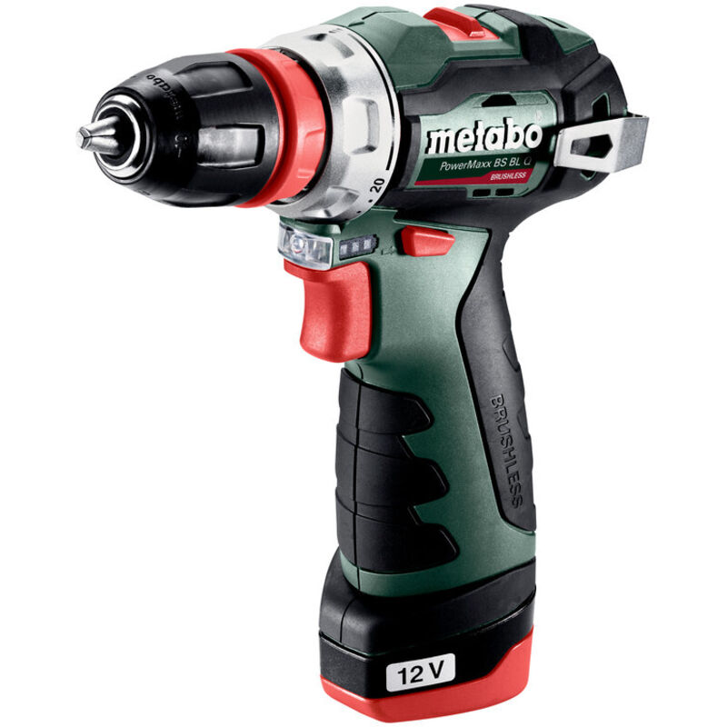 foto del prodotto metabo - akku-bohrschrauber powermaxx bs bl q 2x akku 2,0 ah ladeger t lc 40