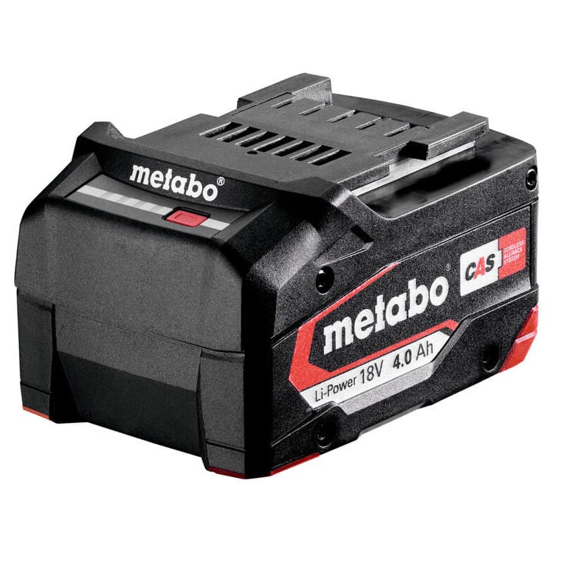 foto del prodotto metabo batteria li power 18v 4,0 ah con indicatore di carica 625027000