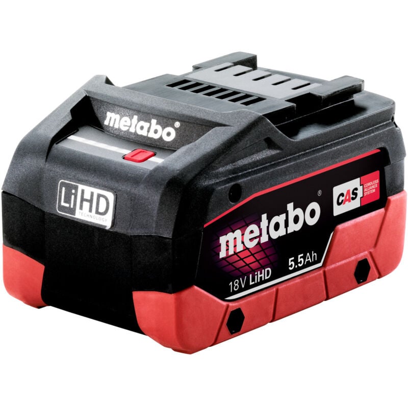 foto del prodotto metabo batteria lihd 18 v, 5,5 ah