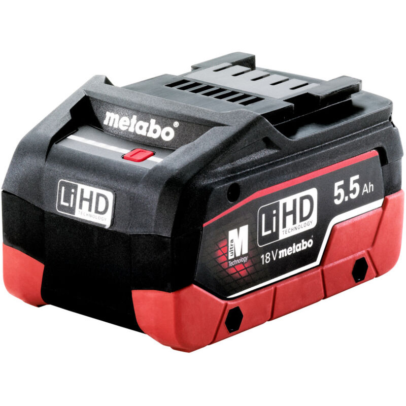 foto del prodotto metabo batteria lihd 18 v 5,5 ah batteria hd di ultima generazione
