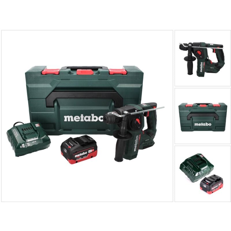 foto del prodotto metabo bh 18 ltx bl 16 tassellatore a batteria 18 v 1.3 j sds plus brushless 1x batteria 5,5 ah caricabatterie valigetta metabox