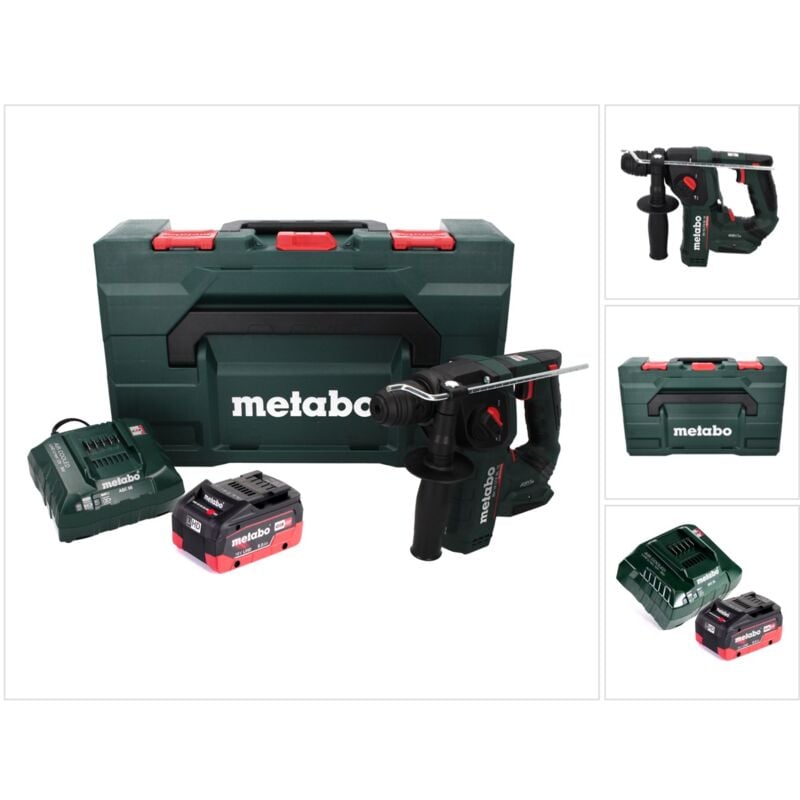 foto del prodotto metabo bh 18 ltx bl 16 tassellatore a batteria 18 v 1.3 j sds plus brushless 1x batteria 8,0 ah caricabatterie valigetta x