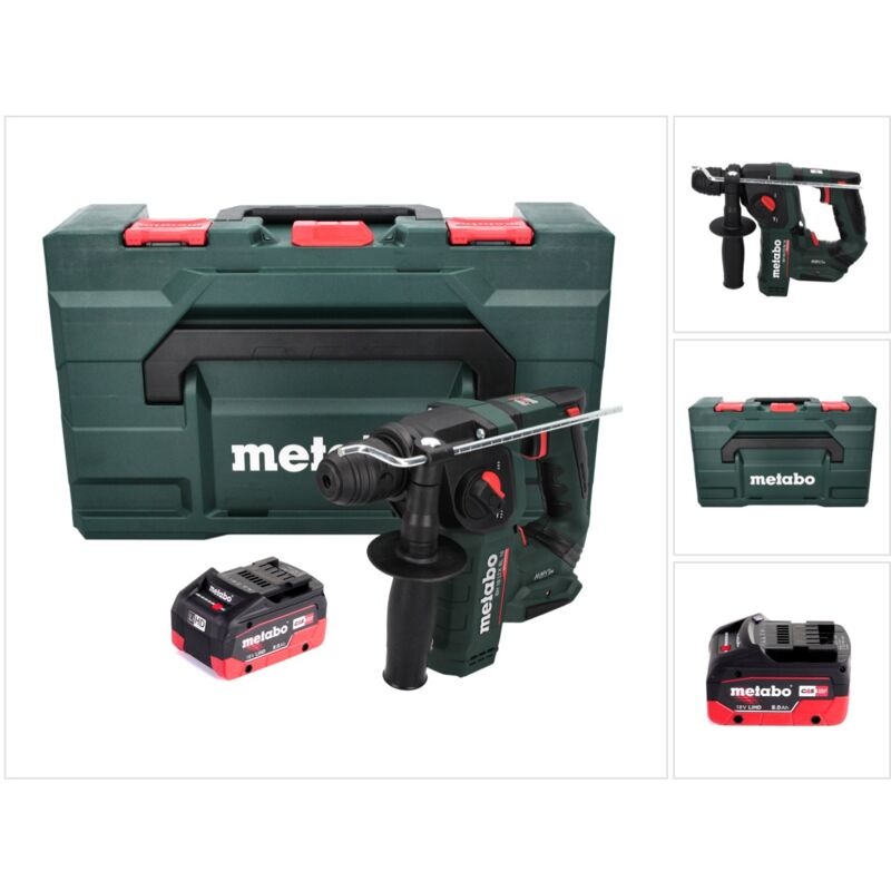foto del prodotto metabo bh 18 ltx bl 16 tassellatore a batteria 18 v 1.3 j sds plus brushless 1x batteria 8,0 ah valigetta x senza caricatore