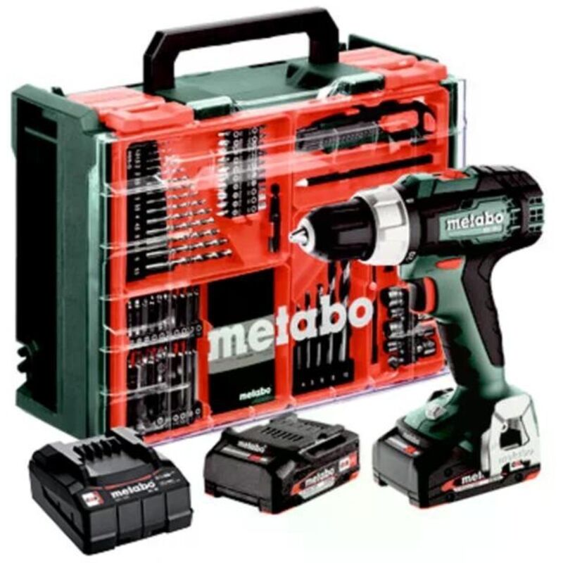 foto del prodotto metabo - bs 18 l set 614051710 trapano avvitatore a batteria 18 v 2 ah li-ion brushless, incl. seconda batteria, incl. va