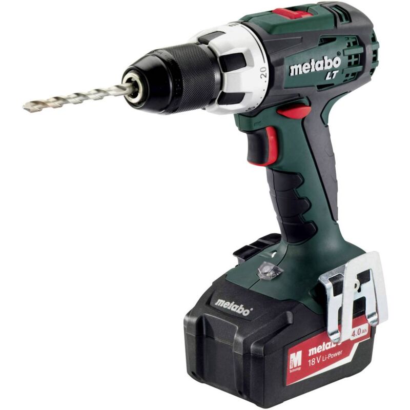 foto del prodotto metabo bs 18 lt 602102500 trapano avvitatore a batteria 18 v 4 ah li ion incl. seconda batteria, incl. valigia