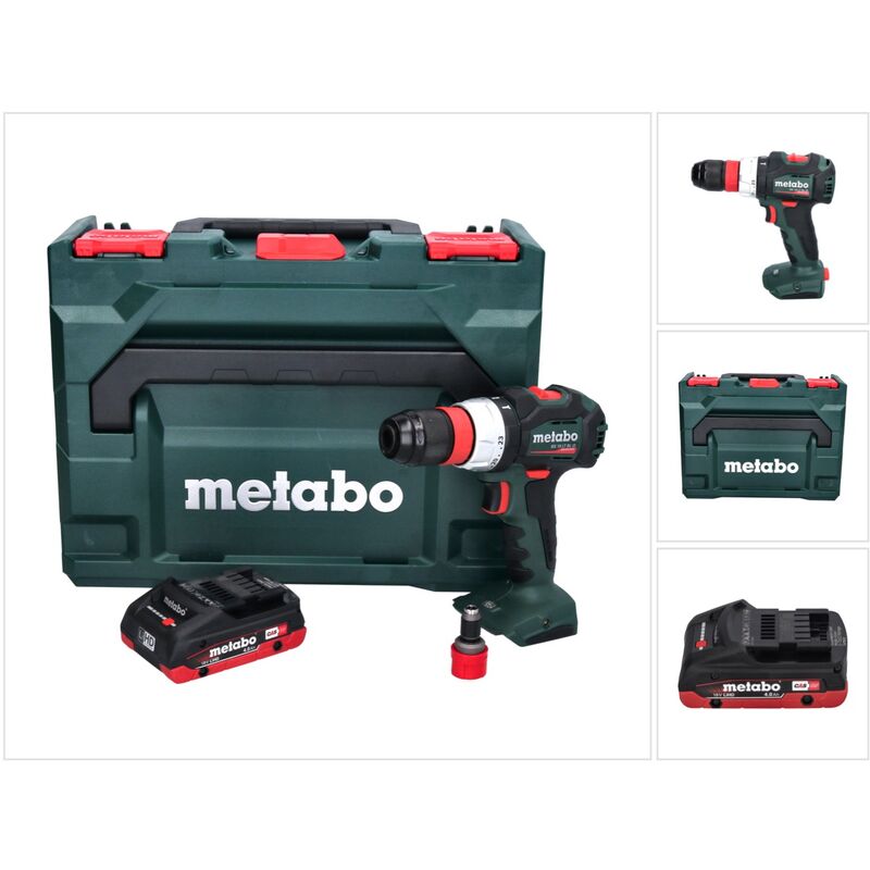 foto del prodotto metabo bs 18 lt bl q trapano avvitatore a batteria 75 nm 18 v brushless 1x batteria 4,0 ah valigetta senza caricabatterie