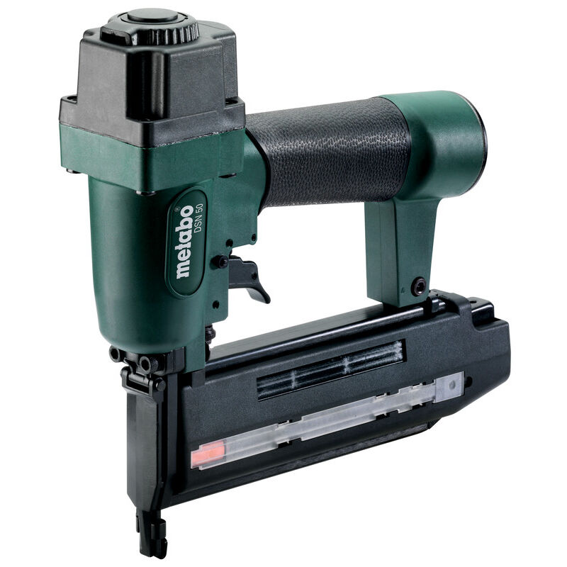 foto del prodotto metabo cucitrice chiodatrice pneumatica dsn 50 in valigetta di plastica