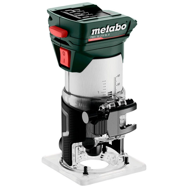 foto del prodotto metabo fresatrice per bordi a batteria fmv 18 ltx bl 8, 2x 4,0 ah lihd e caricabatterie in x