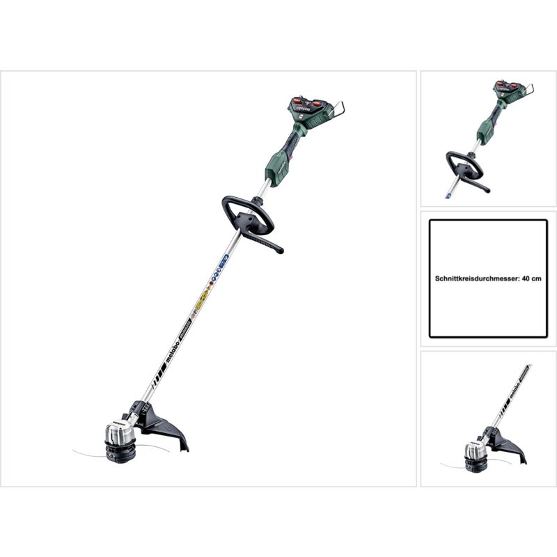 foto del prodotto metabo fsd 36 18 ltx bl 40 decespugliatore a batteria 36 v 2x 18 v impugnatura rotonda brushless solo 601610850 senza batteria, senza