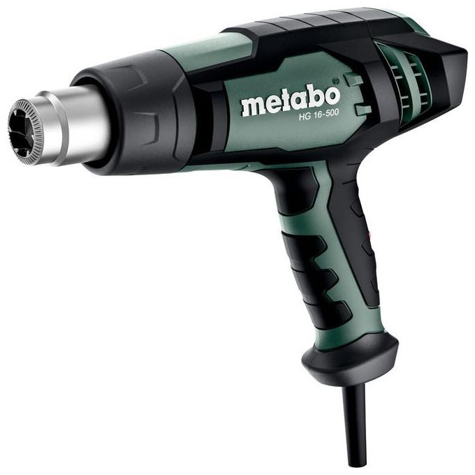 foto del prodotto metabo hg 16-500 pistola ad aria calda 450 l/min 500 c 1600 w nero, grigio