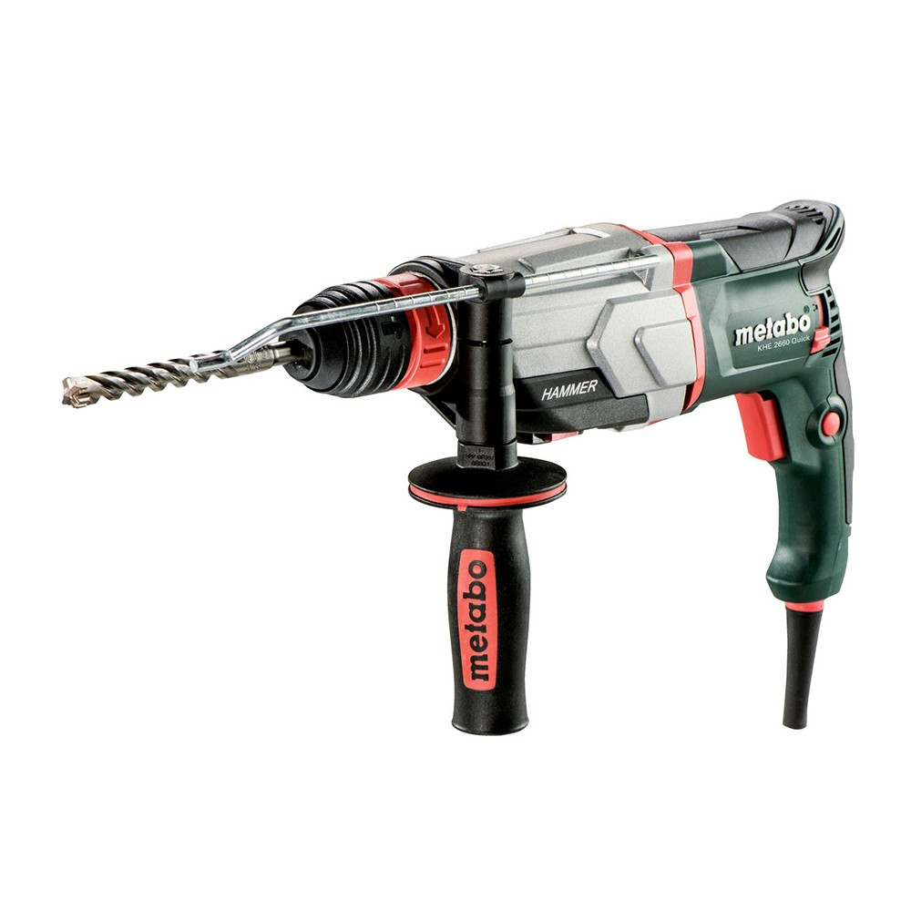 foto del prodotto metabo khe 2660 quick trapano martello tassellatore con due mandrini