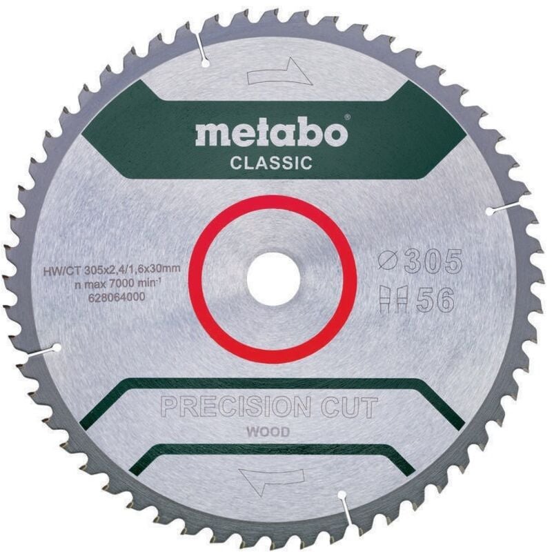 foto del prodotto metabo - lama per sega circolare classico 'precision cut wood' hw ct 305x30, 56 wz -5