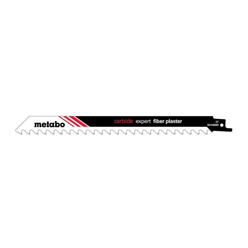 foto del prodotto metabo lame de scie sabre expert pl tre fibre l.300mm paisseur 1,5mm hm best. dents 8,5 mm