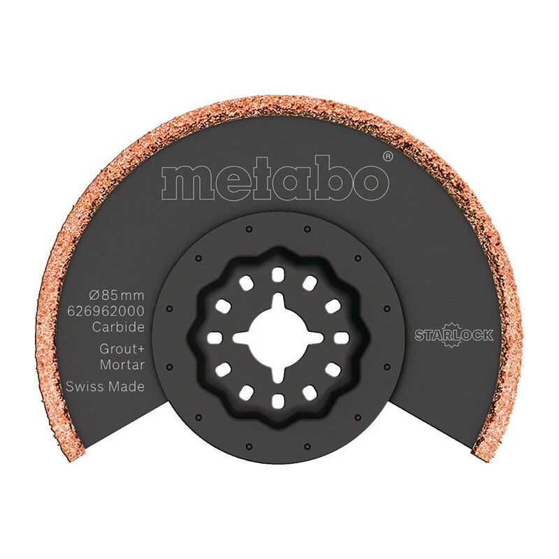 foto del prodotto metabo lame de scie segments starlock d.85mm hm grain saupoudr 30 dents. riff 30 m tabo