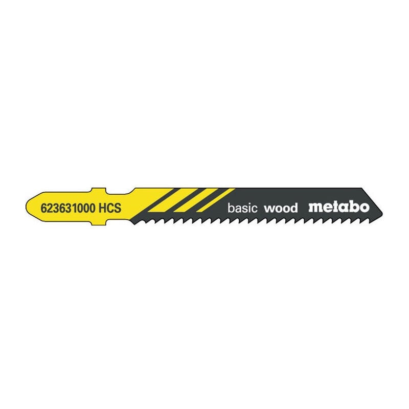 foto del prodotto metabo lames de scie sauteuse classique longueur utile 51mm pas de dent 2mm hcs congel . ondul 5 pi ces.