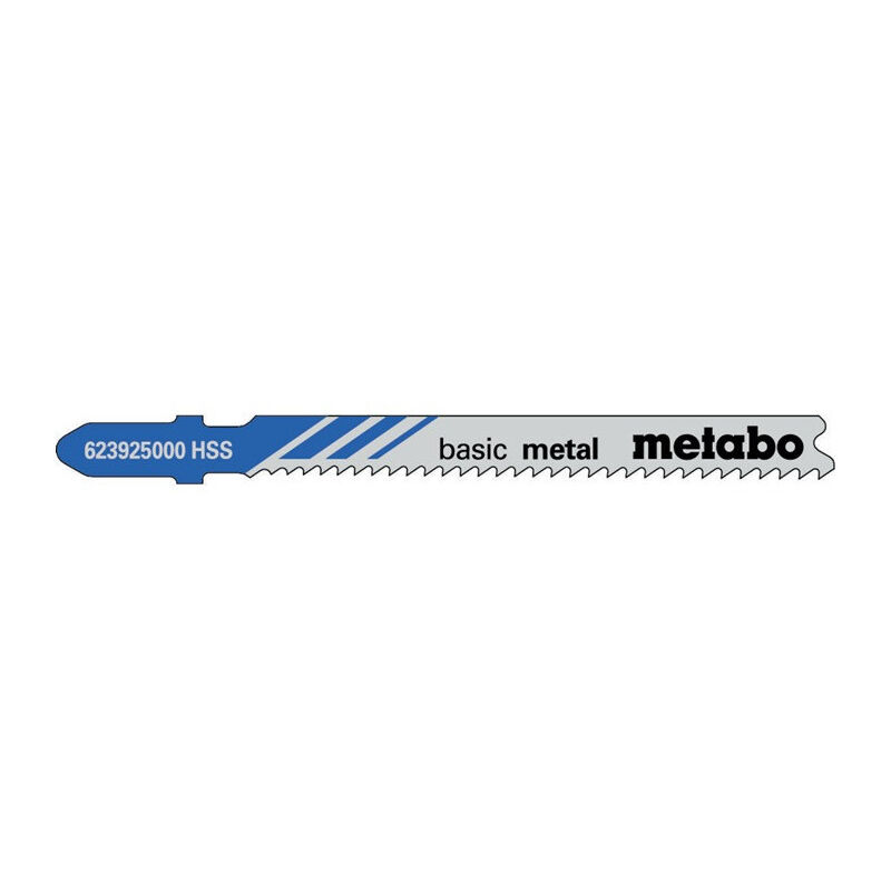 foto del prodotto metabo lames de scie sauteuse classique longueur utile 66 mm pas de dent 1,9 2,3 mm hss congel . ondul 