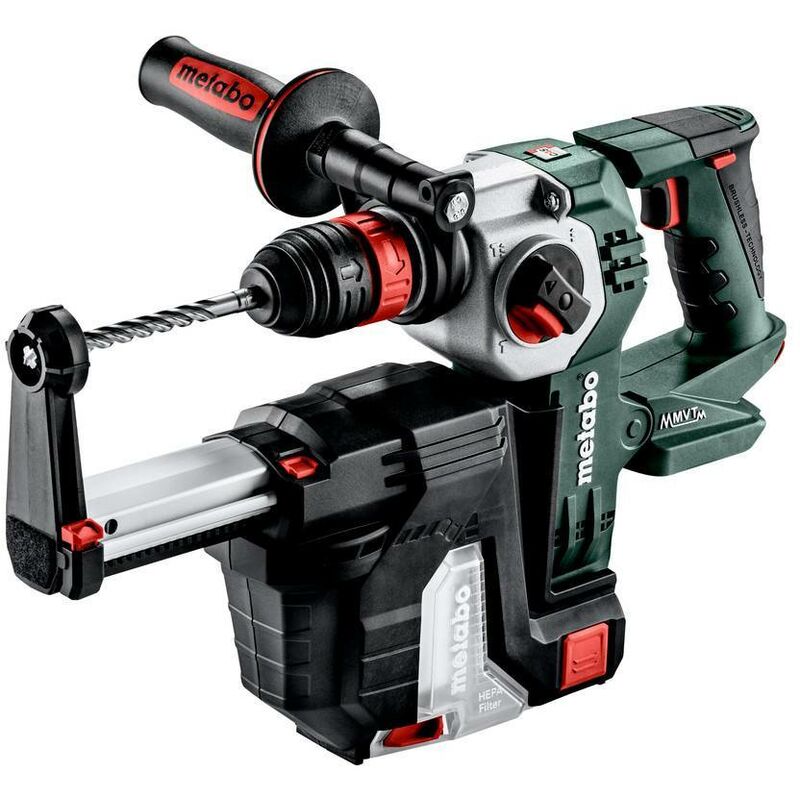 foto del prodotto metabo martello perforatore a batteria kha 18 ltx bl 24 quick set isa corpo macchina