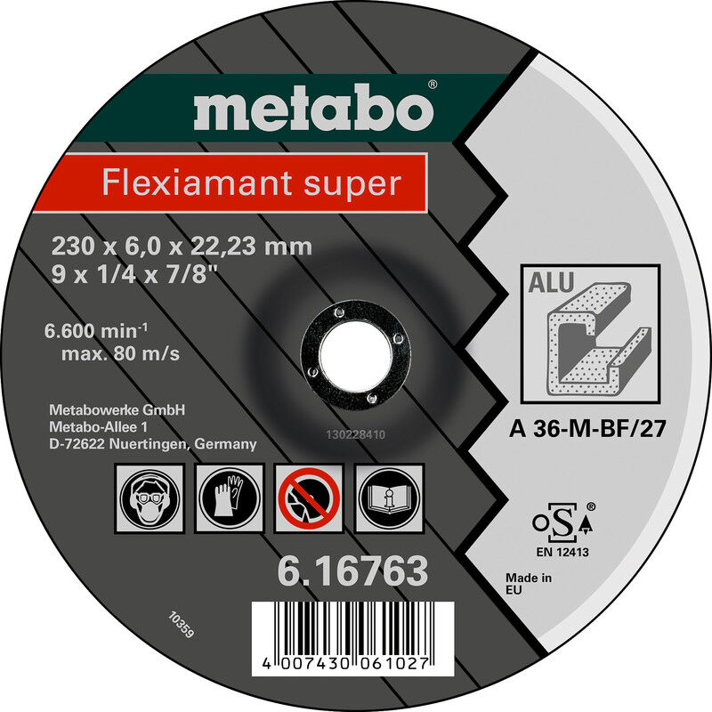 foto del prodotto metabo mole flexiamant super 125x6.0x22.2 alu