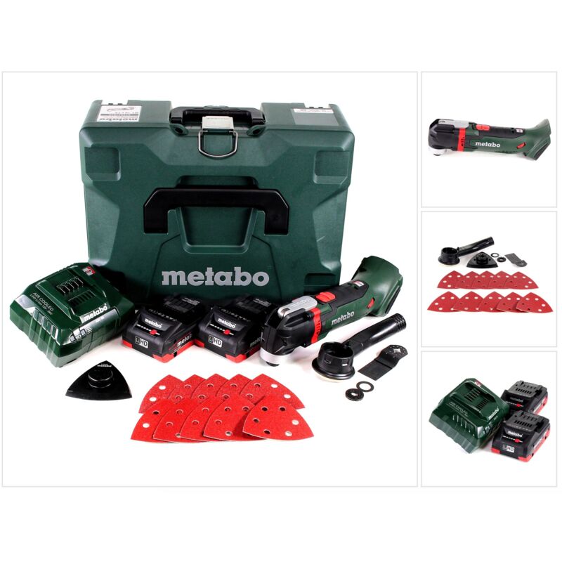 foto del prodotto metabo mt 18 ltx utensile multifunzione a batteria 18v 613021710 ois starlock 2x batterie 4,0ah caricabatterie valigetta