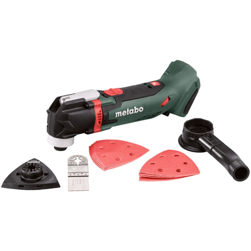 foto del prodotto metabo multiutensile a batteria mt 18 ltx 613021890 senza batteria e caricatore in scatola