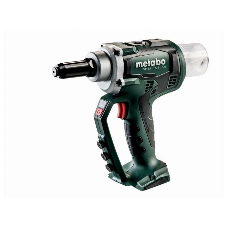 foto del prodotto metabo np 18 ltx bl 5.0 rivettatrice senza batteria e caricatore x 619002840
