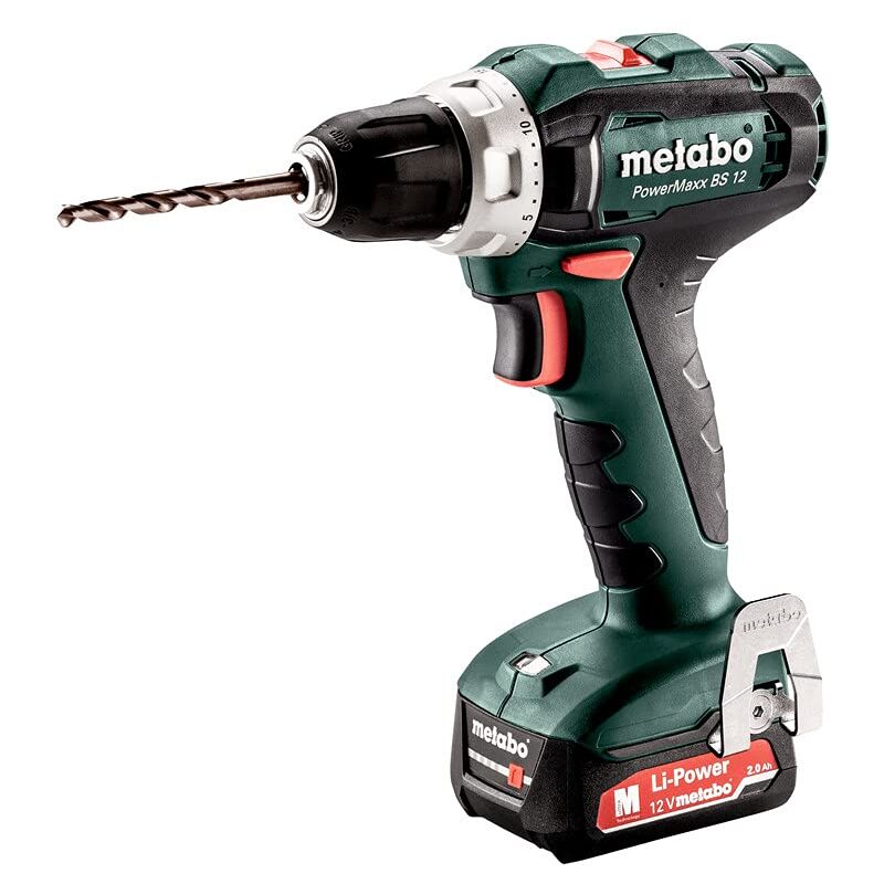 foto del prodotto metabo powermaxx bs 12 601036500 taladro atornillador de bater a