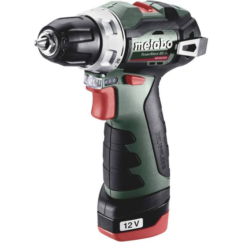 foto del prodotto metabo - powermaxx bs bl 601721500 akku-bohrschrauber 12v 2ah