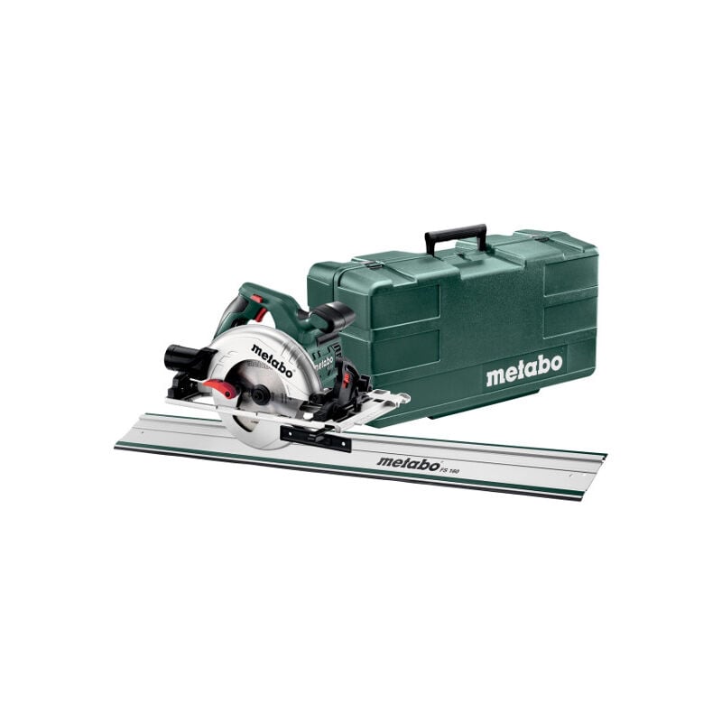 foto del prodotto metabo sega circolare ks 55 fs con valigetta e binario fs 160 691064000