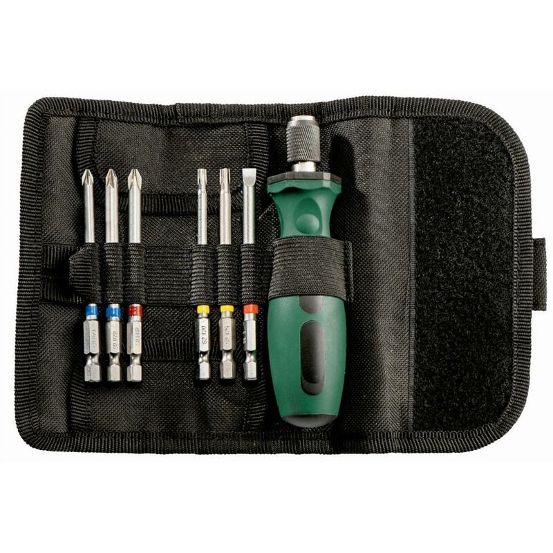foto del prodotto metabo set di cacciaviti a 7 punte con custodia morbida 626723000