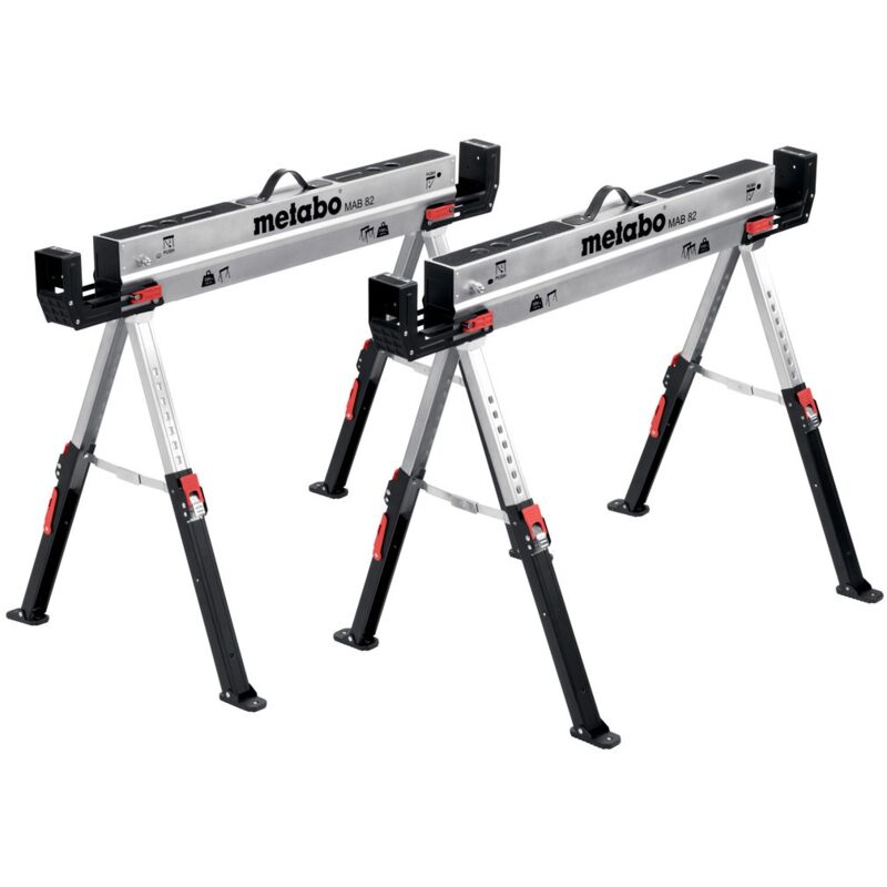 foto del prodotto metabo set di treppiedi mab 82, 2 treppiedi con manico 626990000 