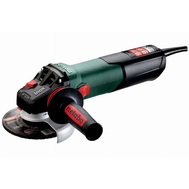 foto del prodotto metabo smerigliatrice a filo 125 mm wev 17 125 quick 600517000