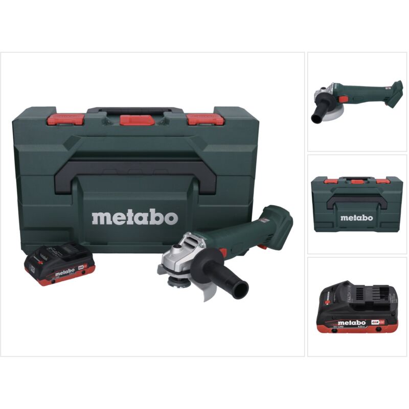 foto del prodotto metabo smerigliatrice angolare a batteria w 18 l 9 125 18 v 125 mm 1x batteria 4,0 ah x senza caricabatterie