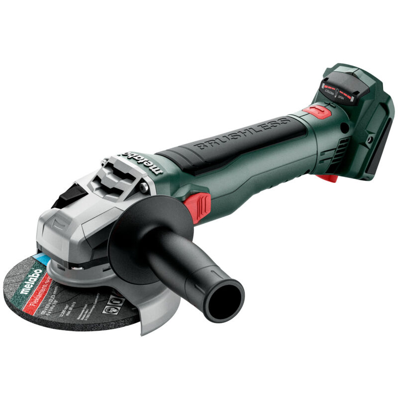 foto del prodotto metabo smerigliatrice angolare a batteria w 18 lt bl 11 125 senza batteria senza caricabatterie in x