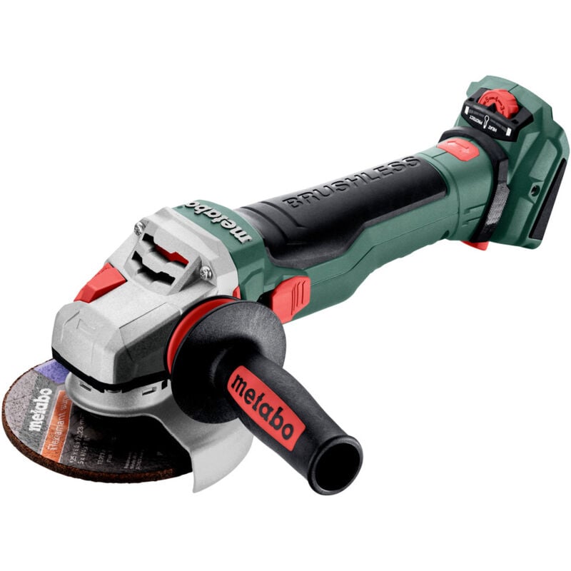 foto del prodotto metabo smerigliatrice angolare a batteria wvb 18 ltx bl 15 125 quick solo in x 165 l