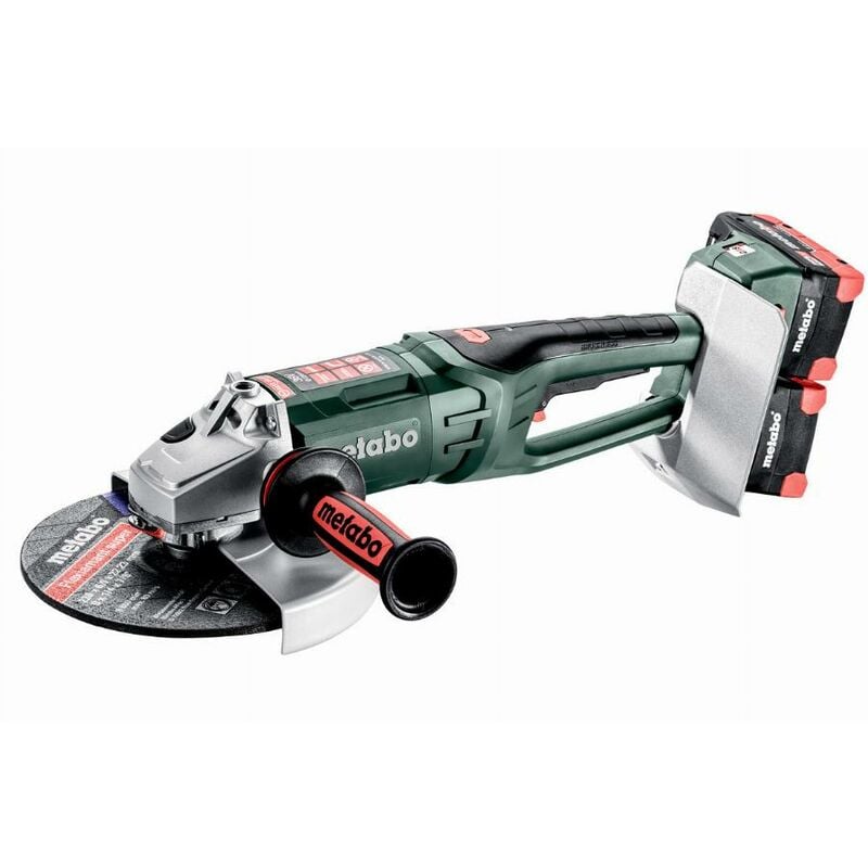 foto del prodotto metabo smerigliatrice angolare wpb 36 18 ltx bl 24 230 quick 4 batterie 8,0 ah 18v caricabatterie 613103810