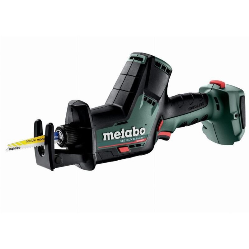 foto del prodotto metabo sse 18 ltx bl sega a sciabola compatta senza batteria e caricabatterie x 602366840