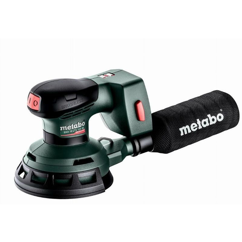 foto del prodotto metabo sxa 18 ltx 125 bl levigatrice eccentrica 125 mm senza batteria e caricabatterie 600146840
