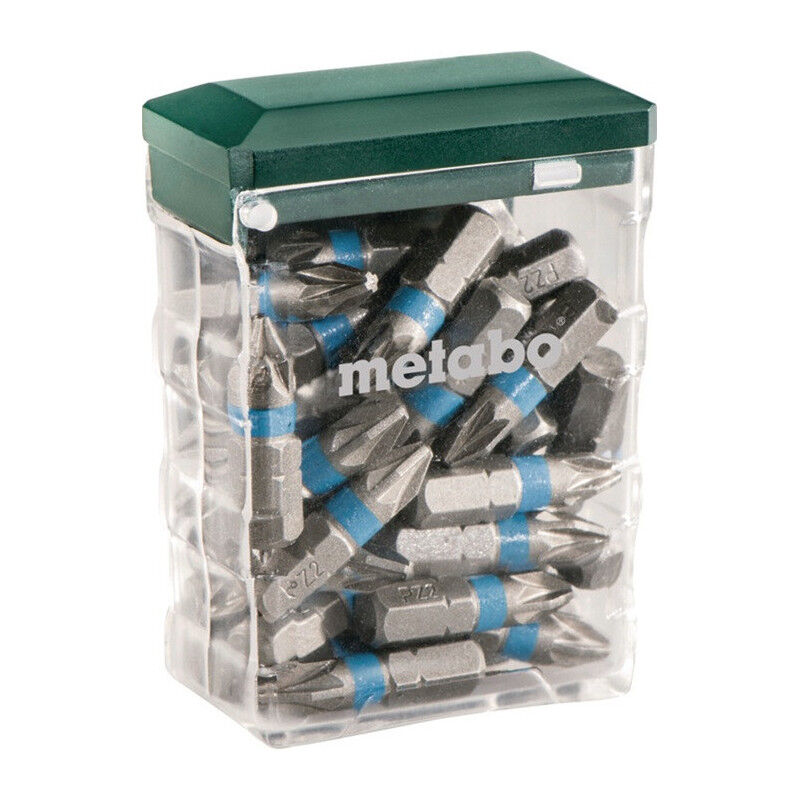 foto del prodotto metabo taille d embout tx20 l.25mm s2 code couleur acier en bo te de 25 pcs.