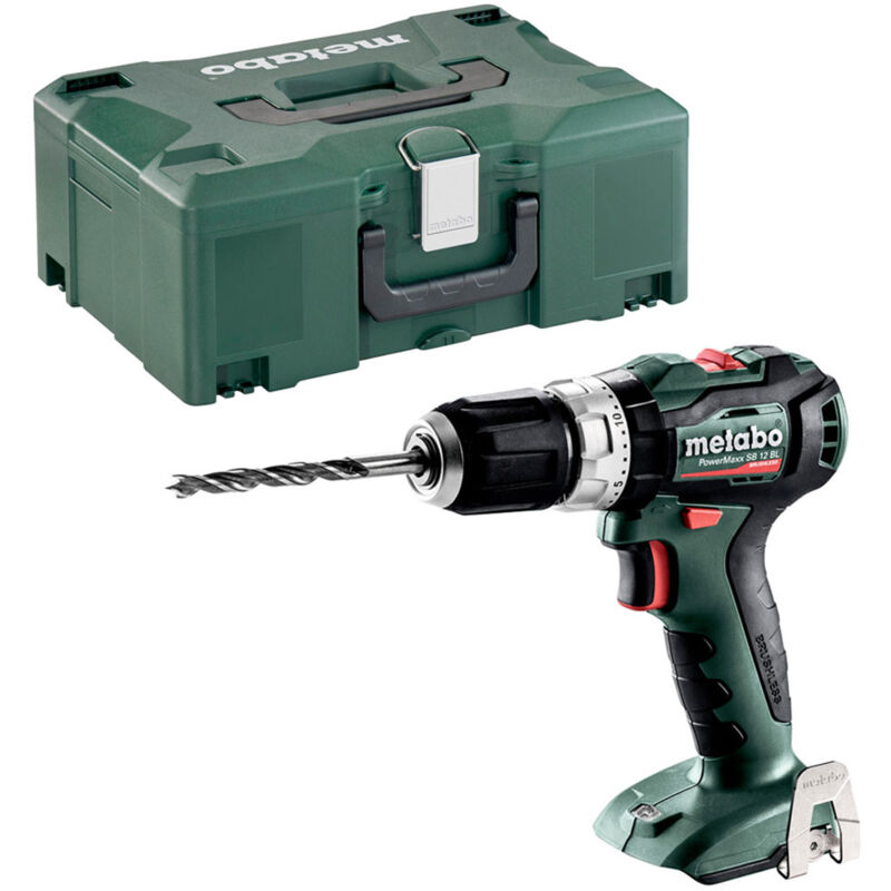 foto del prodotto metabo trapano a percussione a batteria powermaxx sb12bl senza batteria senza caricatore in metaloc