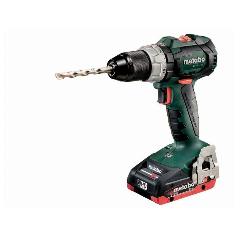 foto del prodotto metabo trapano a percussione sb 18v lt bl 2 x 4,0 ah lihd, asc 55, valigetta 602316800
