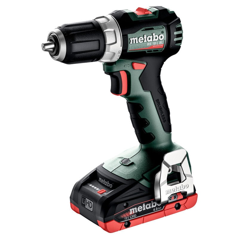 foto del prodotto metabo trapano avvitatore a batteria bs 18 l bl 613155800 x 145 18v 2x4ah lihd asc 55