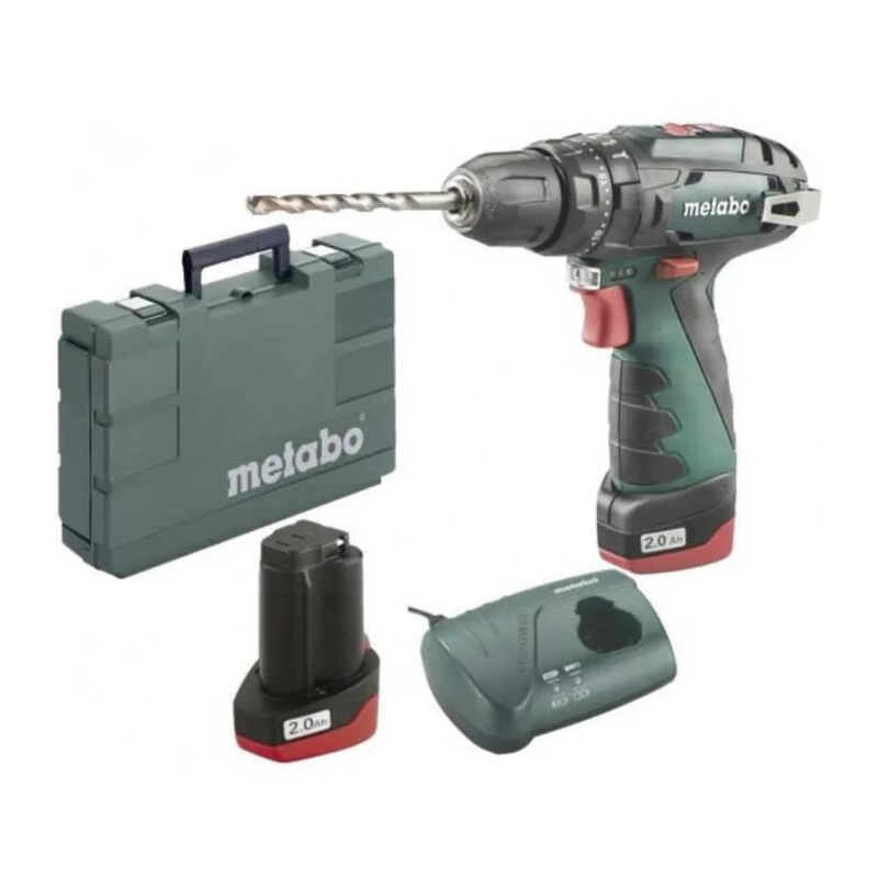 foto del prodotto metabo trapano avvitatore powermaxx sb basic 12v 2x2ah 34nm