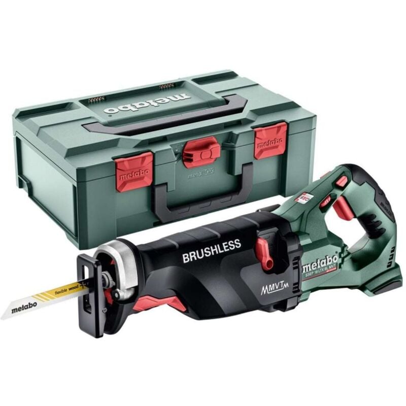 foto del prodotto metabo utensili sega alternativa diritta aku da 18 v, senza batteria e caricabatterie 602258840