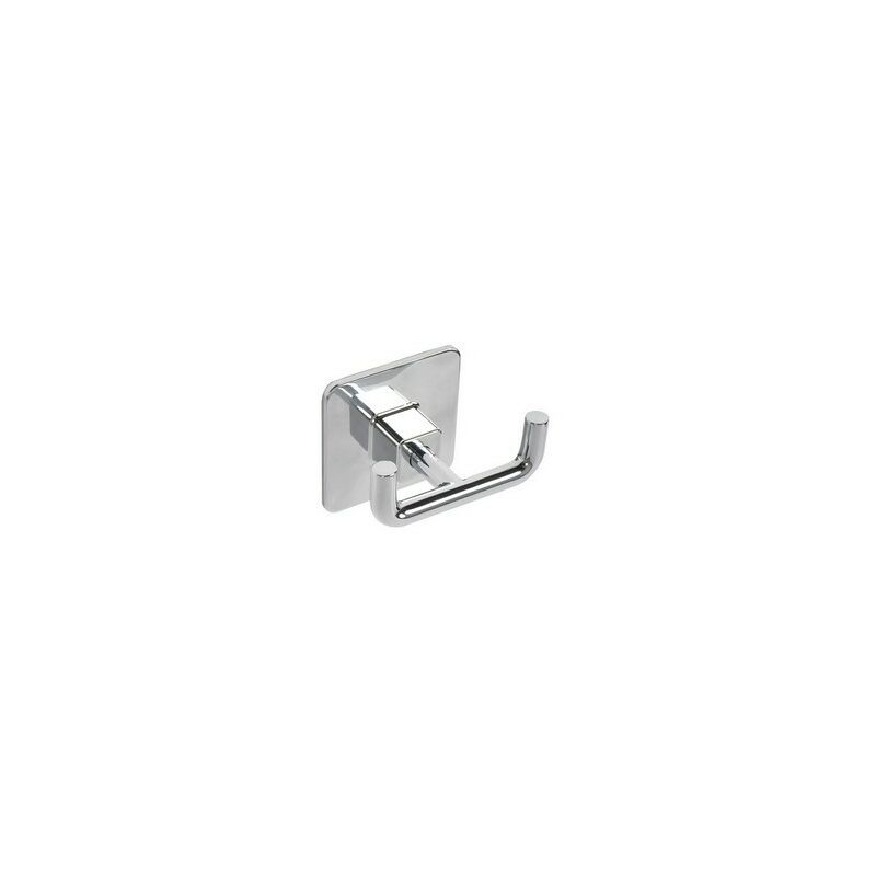 foto del prodotto metaform appendiabito doppio mod. cold wind cromo cm 6,5 x h.5,3 x 4 metaf